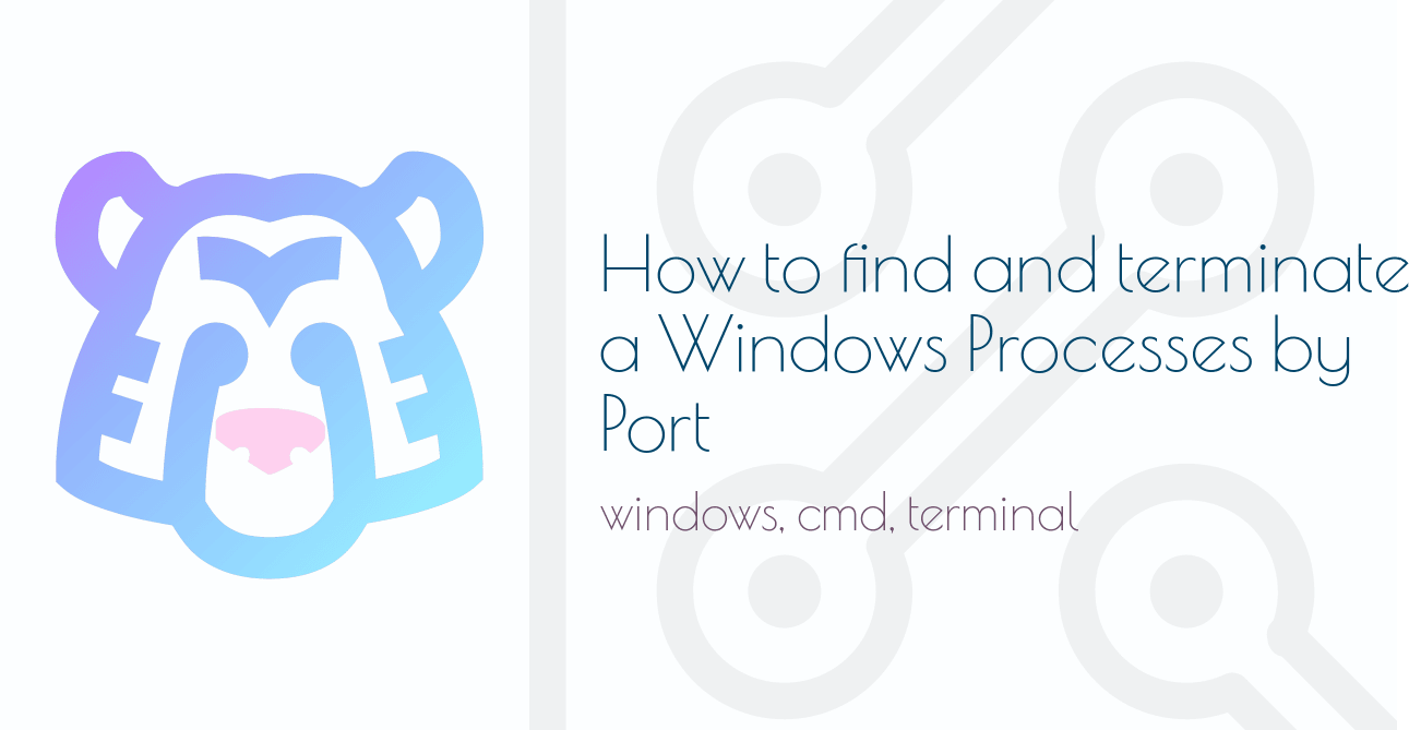 How to find and terminate a Windows Processes by Port Terabyte Tiger